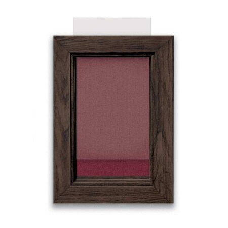 United Visual Products Indoor Enclosed Combo Board, 72"x36", Black Frame/Black Porc & Burgundy UVCB7236B-BLKPORC-DBURGU